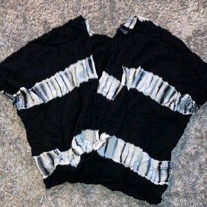 Swimsuit cover up top medium super soft and flowing tie dye